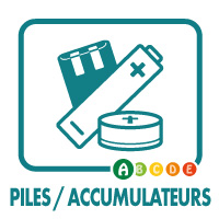 Pictogramme piles et accumulateurs