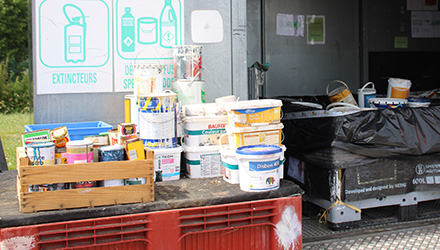 La déchèterie de Brezolles collecte les produits chimiques