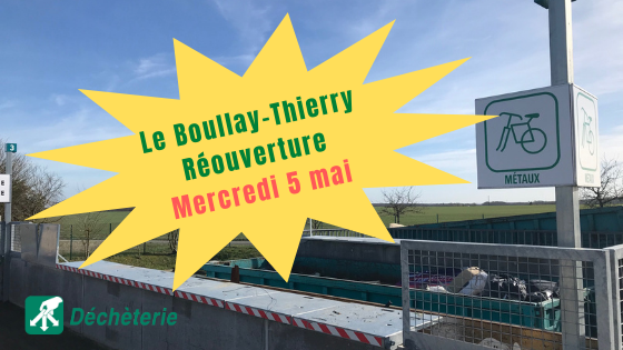 SI Réouverture déchèterie du Boullay Thierry