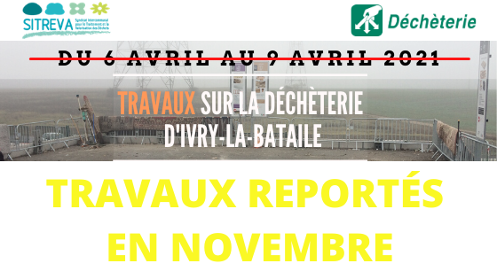 SI Travaux Ivry la Bataille report en novembre